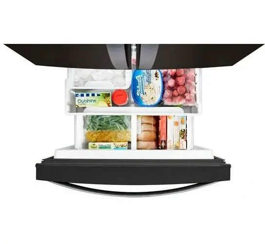Whirlpool® 30" 19.7 Cu. Ft. Black French Door Refrigerator-2