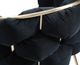 VIG Furniture Modrest Debra Black/Brass Dining Chair-4