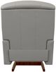 La-Z-Boy® Reed Oyster Leather Power Rocking Recliner with Headrest and Lumbar-4