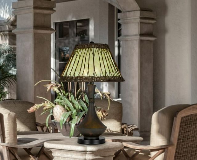 Cal® Lighting & Accessories Mateo Dark Bronze Table Lamp-3