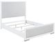 Coaster® Gracemont Gray/White Queen Upholstered Panel Bed-1