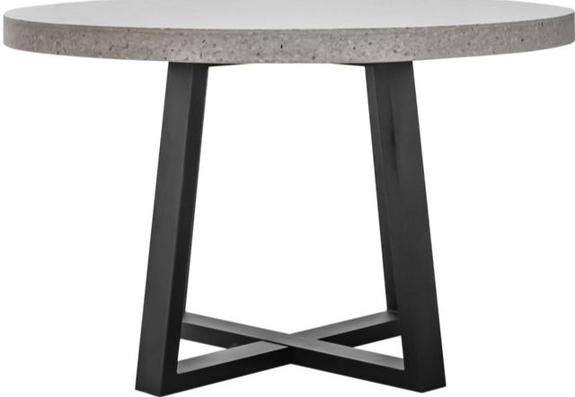 Moe's Home Collection Vault Terrazzo Dining Table with Black Iron Base-1