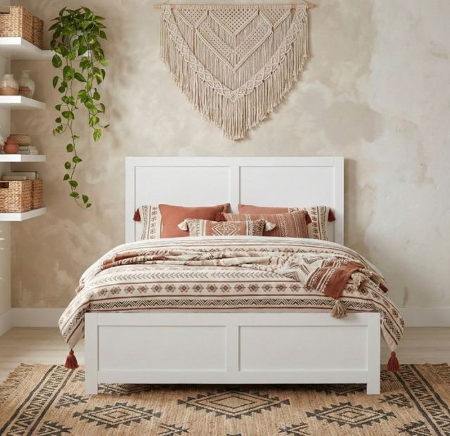 Homelegance® Galen White Full Platform Bed-1