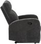 Coaster® Hamilton Charcoal Gray Manual Recliner-5