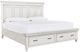 aspenhome® Caraway Aged Ivory California King Panel Storage Bed-0