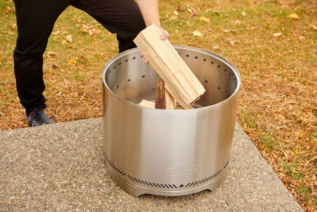 Napoleon Timberwolf® 18" Stainless Steel Smokeless Fire Pit-1