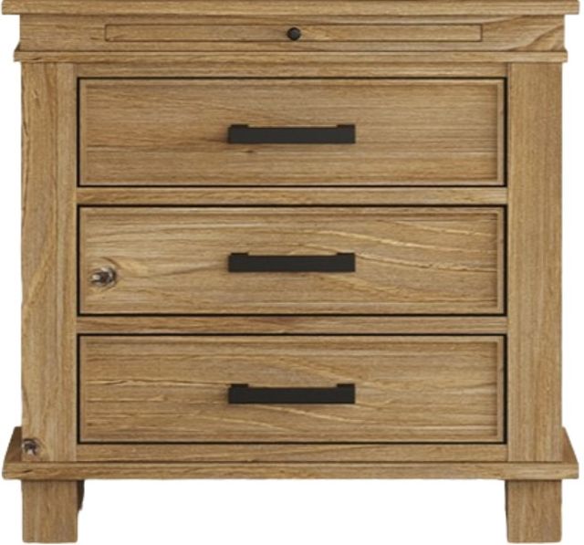 A-America® Glacier Point Golden Java Nightstand-0