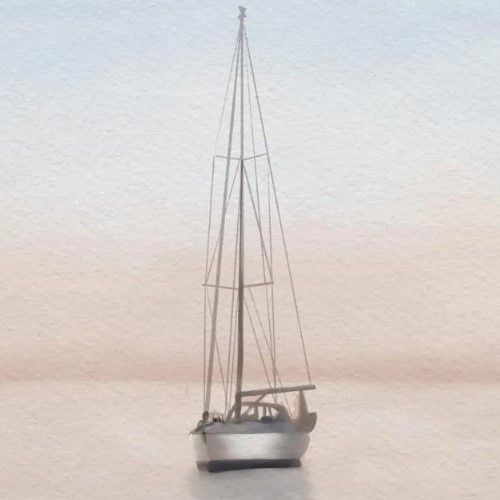 Classy Art Quiet Morning Sail I by Elizabeth Medley Wall Art-1