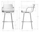 Amisco Customizable Tricia Swivel Bar Stool-2