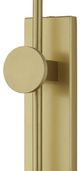 Currey & Company Satire Brushed Brass Swing-Arm Wall Sconce-2