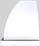 Vent-A-Hood® Designer Series 60" White Wall Mounted Range Hood-1