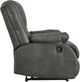 Signature Design by Ashley® Bladewood Slate Zero Wall Manual Recliner-3