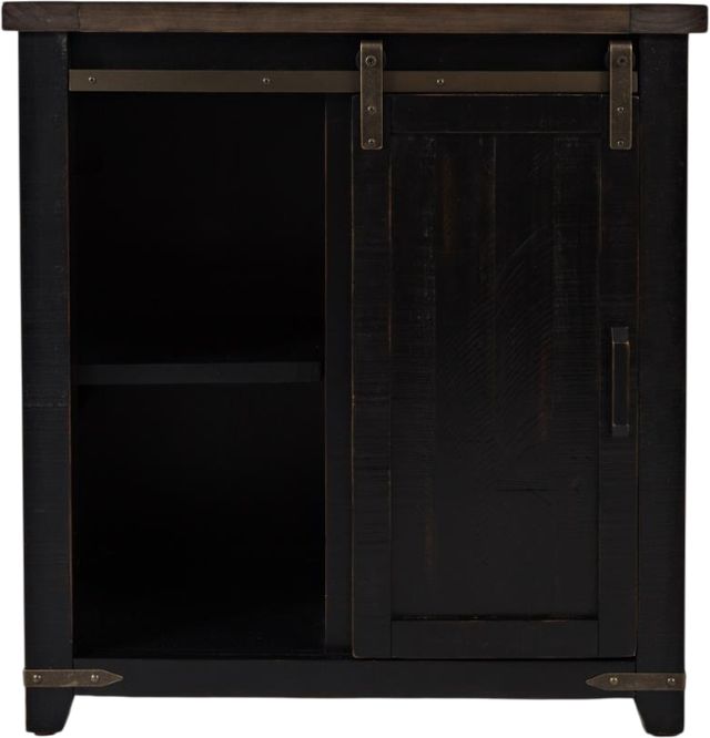 Jofran Inc. Madison County Brown/Vintage Black 32" Accent Cabinet-3