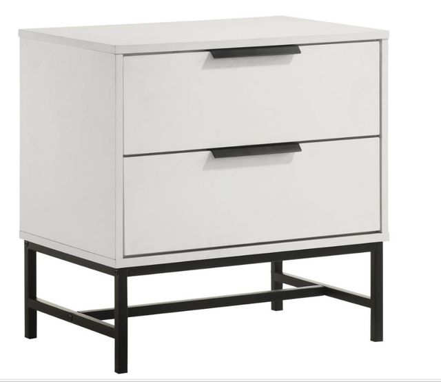 Coaster® Sonara 4-Piece White California King Panel Bedroom Set-3