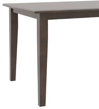 Country View Woodworking Customizable Aspen Sap Cherry Top 38" Dining Table with Brown Maple Base-1