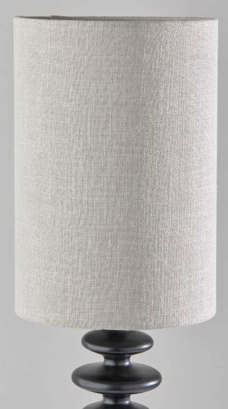 Adesso® Beatrice Matte Black Tall Table Lamp-1