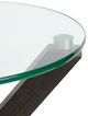 Magnussen Home® Jax Carbon Shadow Oval Sofa Table-4