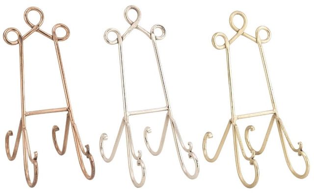 Deco Marche 3-Piece Scroll Display Easel Set-0