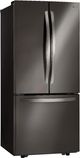 LG 30" 21.8 Cu. Ft. 3-Door French Door Refrigerator-Black Stainless Steel-2