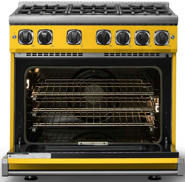 Viking® 7 Series 36'' Daffodil Pro Style Natural Gas Range-1