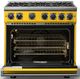 Viking® 7 Series 36'' Daffodil Pro Style Natural Gas Range-1