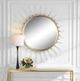 Uttermost® Oracle Chrome/Gold Starburst Mirror-1