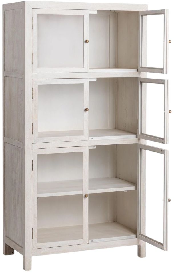 Classic Home Hera Creamwood Display Cabinet-2