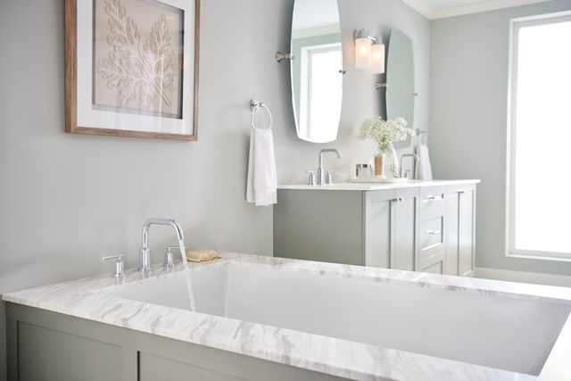 Moen® Gibson Chrome Two-Handle Non Diverter Roman Tub Faucet-2