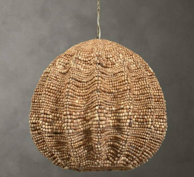 Uttermost® Kauri Natural Wooden Beads Pendant-1