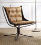 ACME Furniture Carney Coffee Leather Accent Chair-1