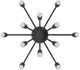 Four Hands Vesta Black Gunmetal Chandelier-4