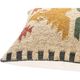 Surya Gada Tan 18"x18" Toss Pillow with Polyester Insert-1