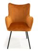 VIG Furniture Modrest Barrett Black/Orange Dining Chair-1