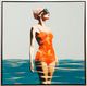 StyleCraft Swimmer in Red Wall Art-0