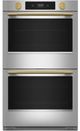 KitchenAid® 30" Brass Double Wall Oven and Microwave Combo Handle and Knob Kit-2