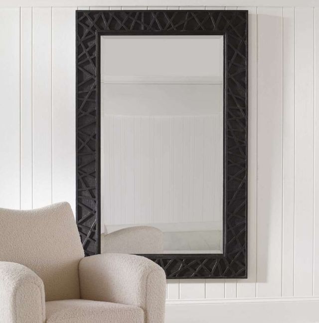 Uttermost® Everest Satin Black Mirror-1