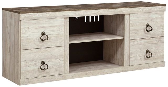 Signature Design by Ashley® Willowton Whitewash 60" TV Stand-0