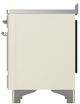 Ilve® Majestic III 48" Antique White Pro Style Induction Range with Solid Door and Chrome Trim-4