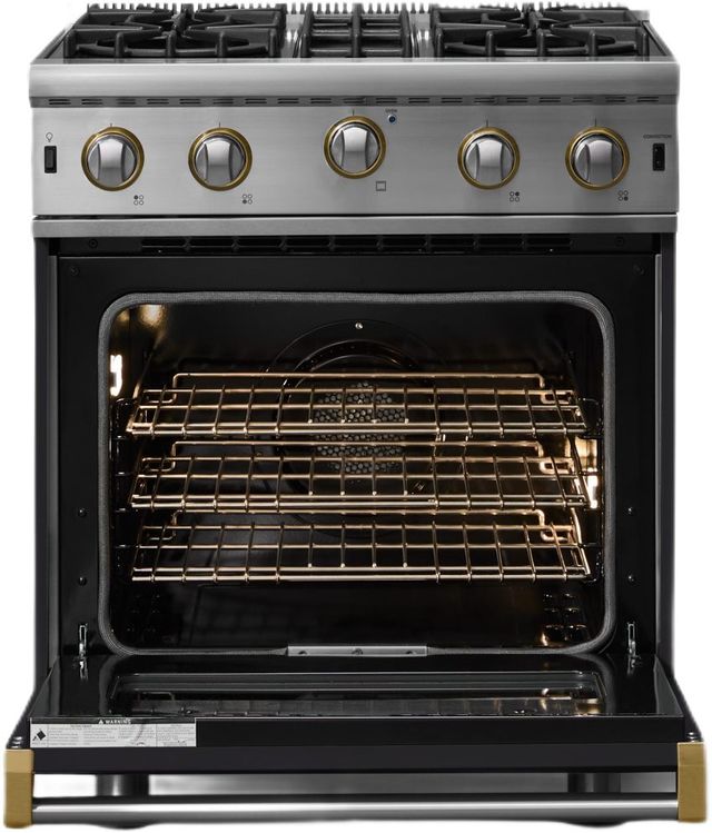 Viking® 5 Series 30" Onyx Pro Style Gas Range-1