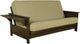 Kodiak Furniture Jozie Graystone/Monte Toro Pistachio Full Futon Frame with Mattress-0