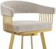 Armen Living Chelsea Gold/Taupe Bar Stool-5