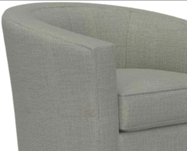 Corinthian Furniture Audrey Cream Swivel Accent Chair-1