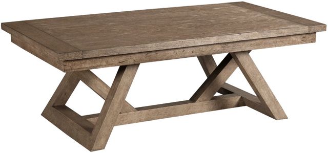 Hammary® Skyline Evans Brown Coffee Table-0