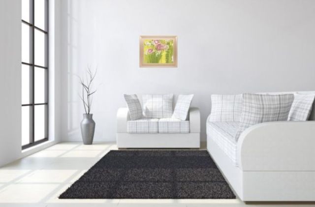 Classy Art Green/Pink Spring Garden by Clusiau, A.C. Wall Art-2