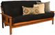 Kodiak Furniture Monterey Barbados/Suede Black Full Futon with Mattress-0