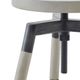 Olliix by INK+IVY Frazier Reclaimed White Counter Stool with Adjustable Height-1
