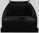 Vent-A-Hood® Designer Series 36" Black Wall Mounted Range Hood-4