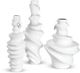 Le Present Nimbus White 20" Vase-1
