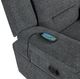 New Classic® Home Furnishings Redondo Dark Gray Manual Glider Recliner-4