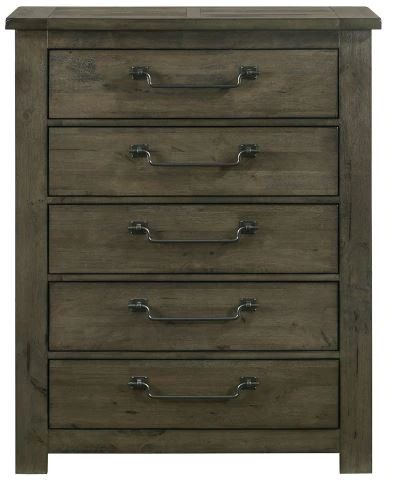 Elements International Maverick Antique Gray Chest-1